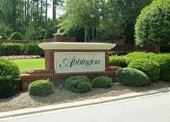 Abbington neighborhood in Apex NC